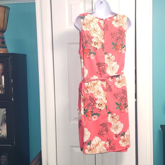 Women's Staccato Dress Pink Floral Medium - Picture 2 of 9